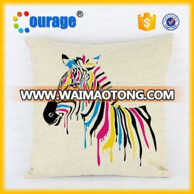 Customized Sublimation Cartoon Printed Decorative Pillow Case