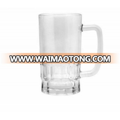 Yiwu wholesale 22oz glass mug, custom sublimation glass beer mug