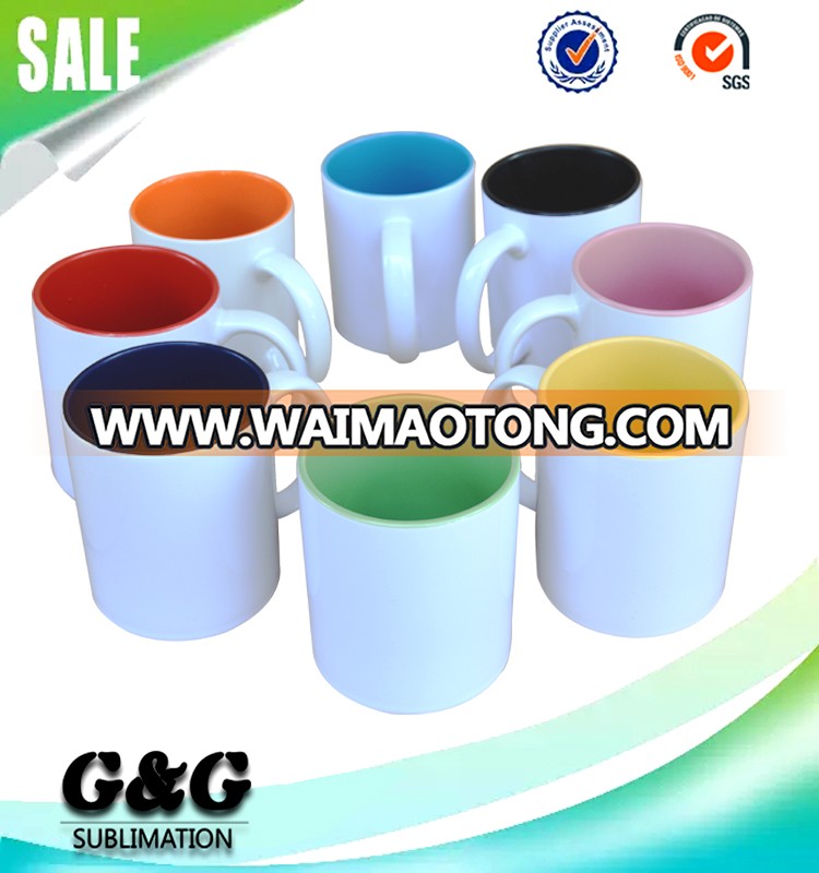 Cheap Price Ceramic White Orca Coated Sublimation Blanks Mugs 11oz